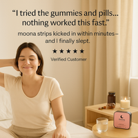 Moona Sleep Strips - Peel. Melt. Sleep.
