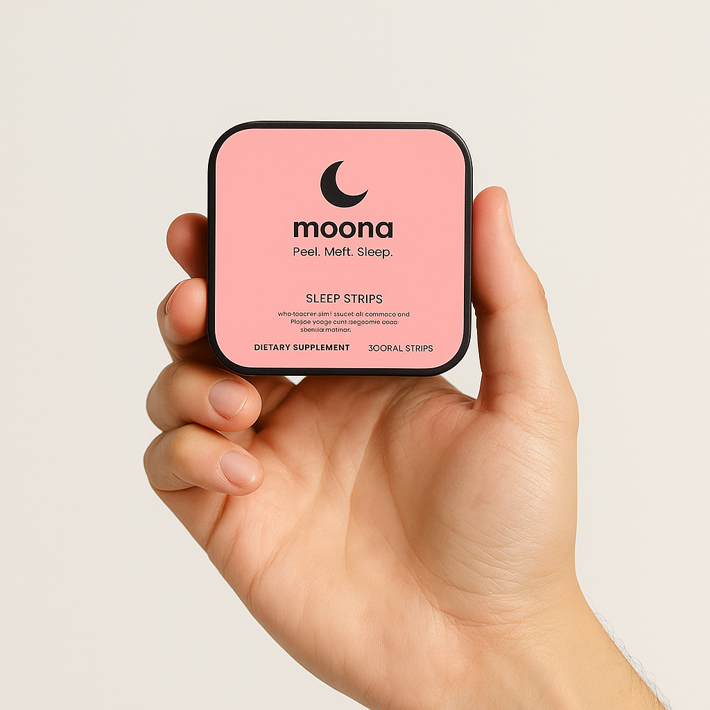 Moona Sleep Strips - Peel. Melt. Sleep.